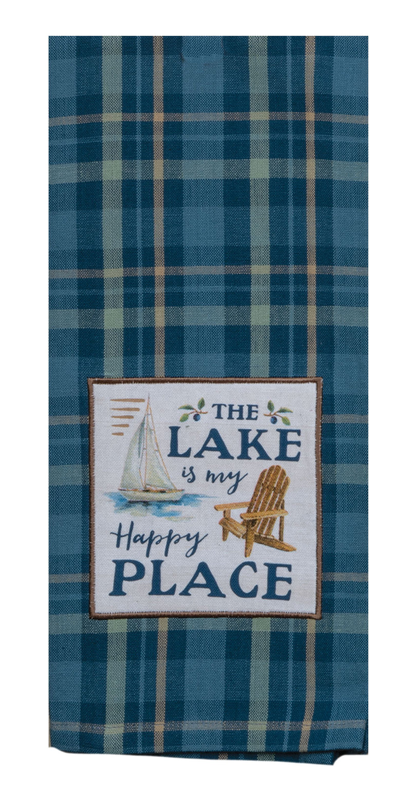 Lakeside Retreat Tea Towel