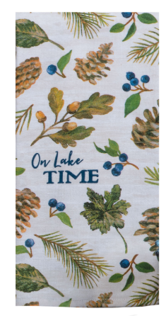 Lakeside Retreat Lake Time Dual Purpose Terry Towel