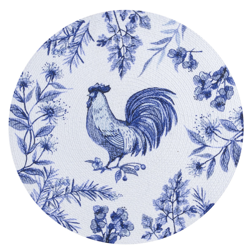 Blue Rooster Braided Placemat