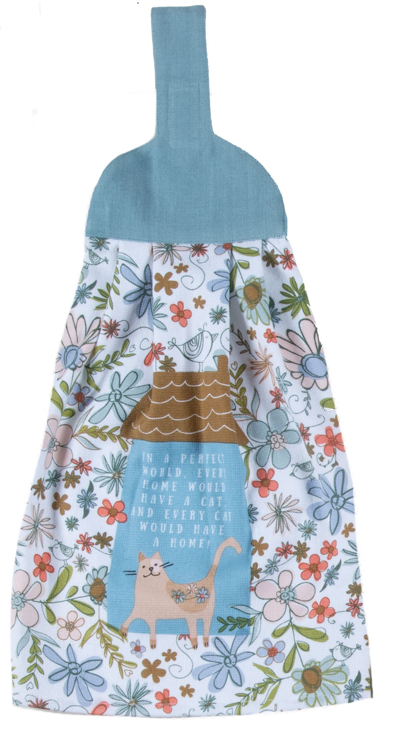 Perfect World Cat Home Hangups Towel