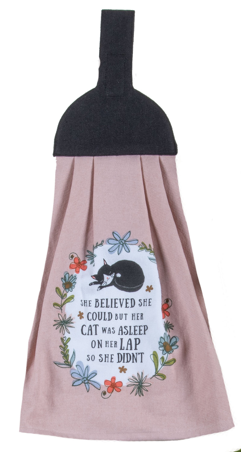 Perfect World Cat Lap Hangups Towel