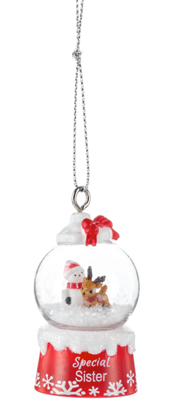 Special Sister Snow Globe Ornament