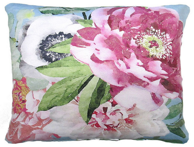 Lush Peonies 2 Pillow