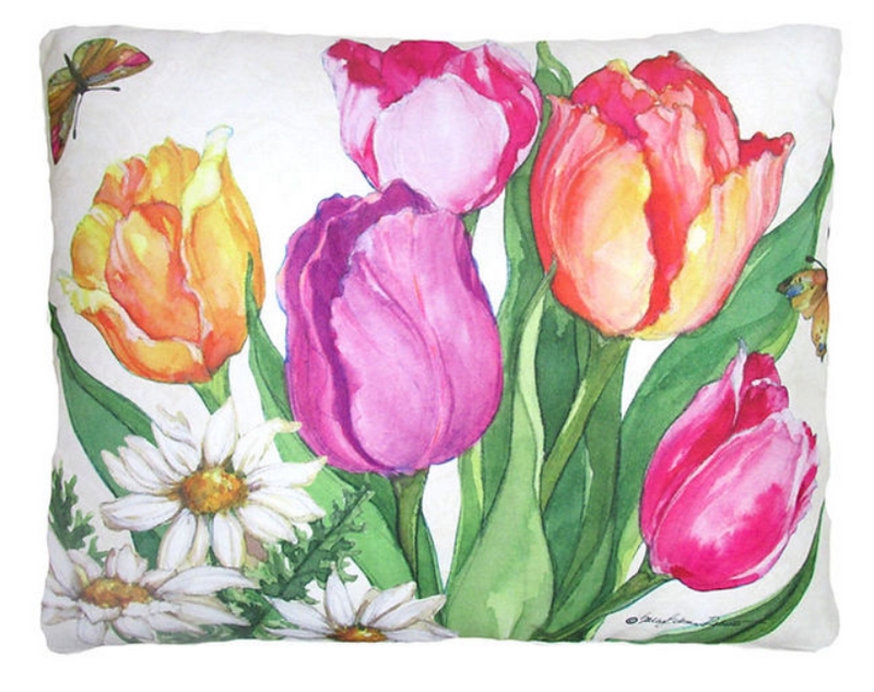 Spring Bouquet Pillow