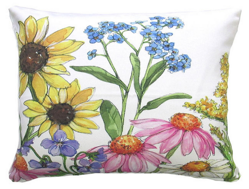 Wildflowers 2 Pillow