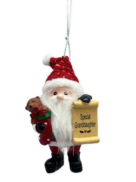 Special Granddaughter Ornament