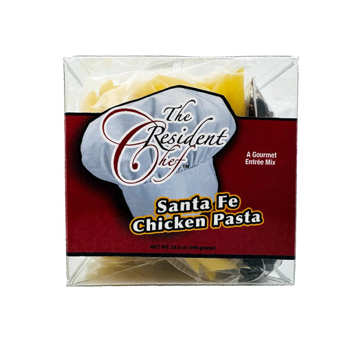 Package of 'The Resident Chef Santa Fe Chicken Pasta' on a white background