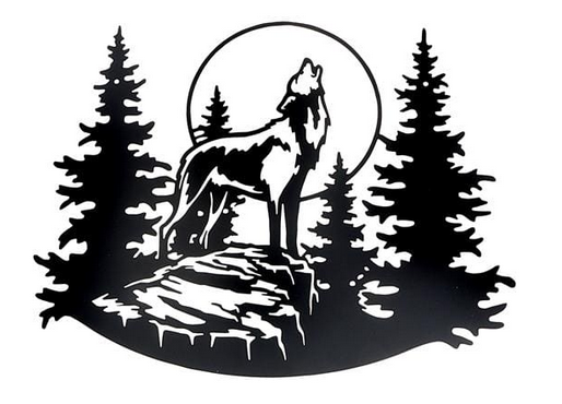 Wolf Metal Art