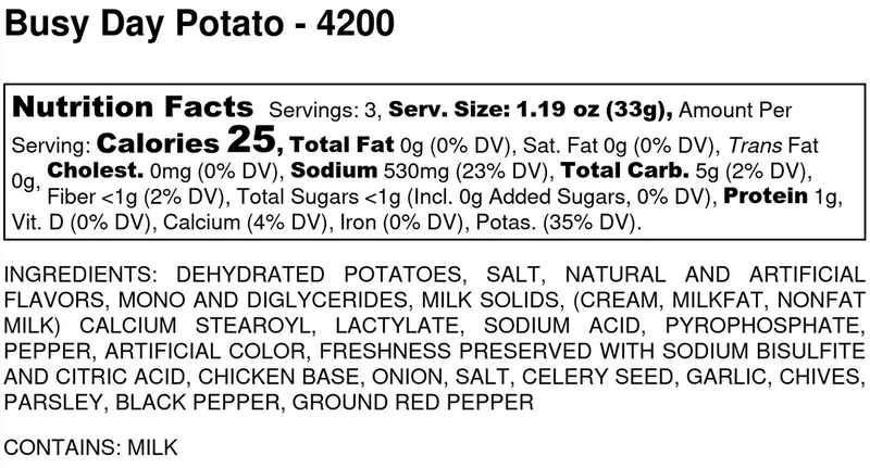 Busy Day Potato Soup