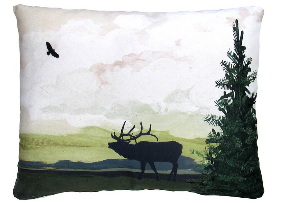 Elk Pillow - Rectangle
