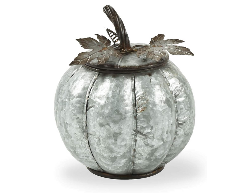 Galvanized Metal Pumpkin