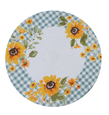 Sunflowers Forever Braided Placemat