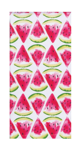 Fruit Market Watermelon Slices Dual Purpose Terry Towel