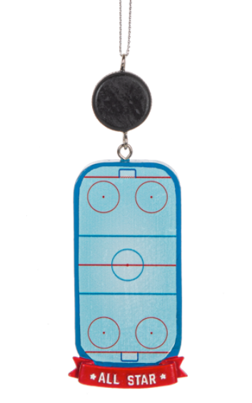 Hockey Rink Ornament