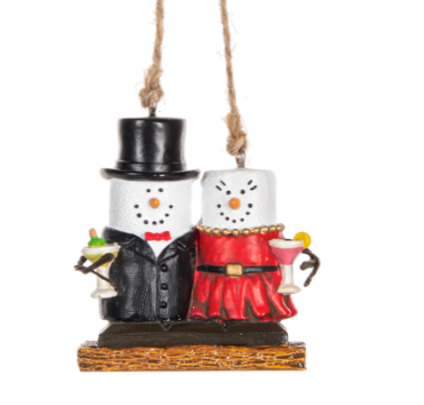 S'mores Couple Date Night Ornament