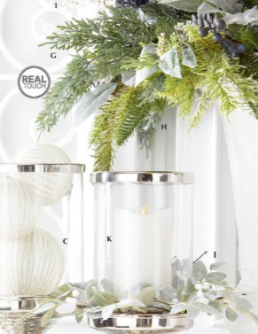 Real Touch Cypress Pine Branch