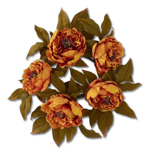 Peony Candle Ring/Wreath - 2 Colors