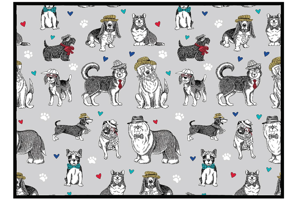 Pet Lover Dog Kitchen Drying Mat