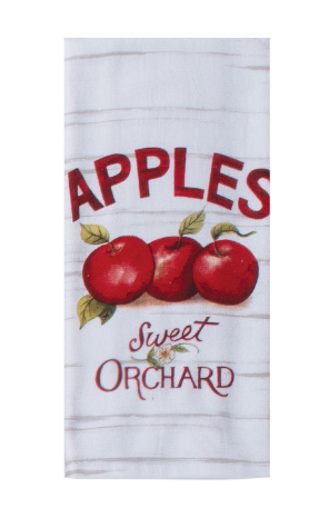 Apple Picking Apples Dual Purpose Terry Towel