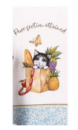 Curious Kittens Purrfection Dual Purpose Towel