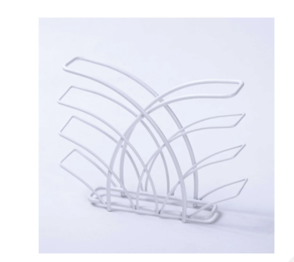 Upright Caddy White Beverage Napkin Holder - 2 Sizes