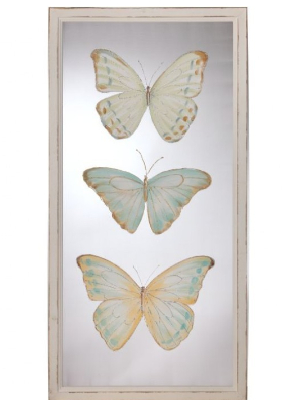 FRAMED TRIPLE BUTTERFLY SCREEN