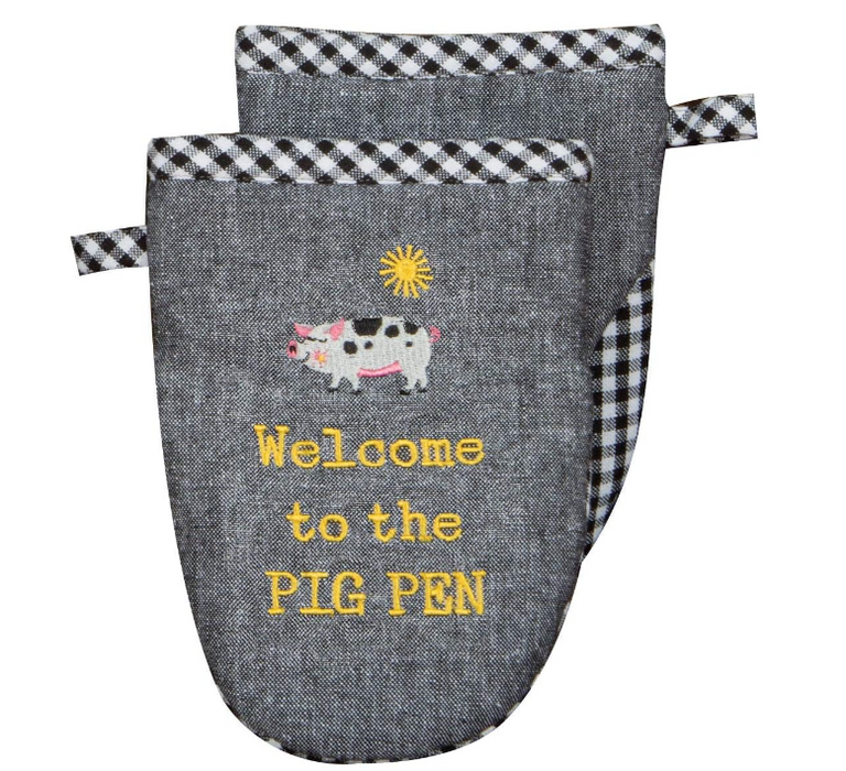 Welcome to the Pig Pen Grabber mitt