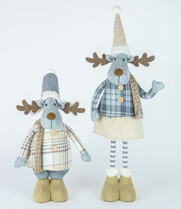 Hazel Plaid Moose Stretch Leg - 2 Asst