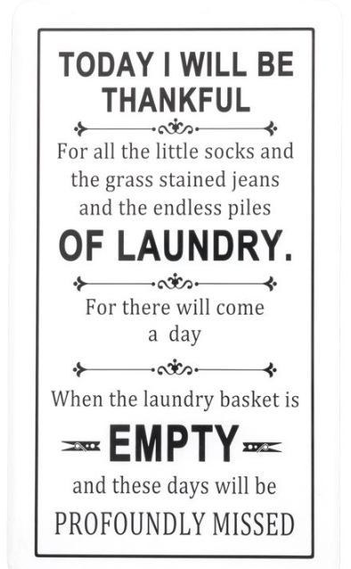 Empty the Laundry Sign