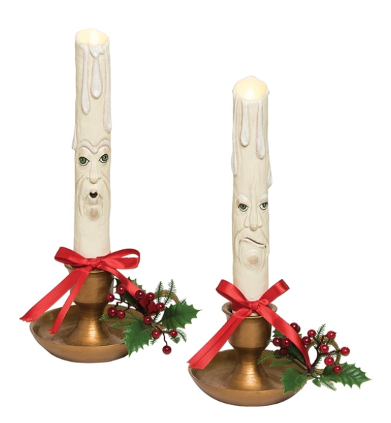 Jingle & Jangle LED Candlestick - set of 2