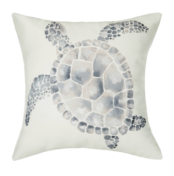 Pebble Turtle Indoor Outdoor Pillow