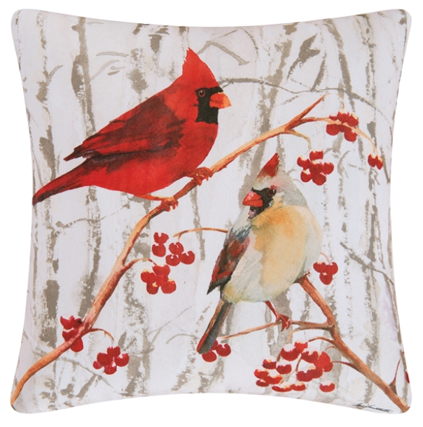 Cardinal Pair Pillow