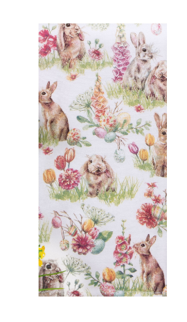 Easter Wishes Toss Dual Purpose Terry Towel