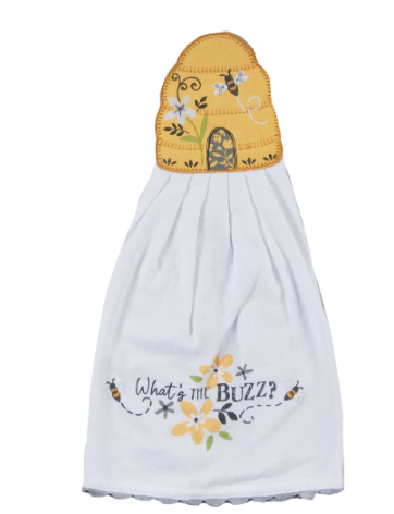 Beehive Buzz  Hang-Ups Kitchen Towel