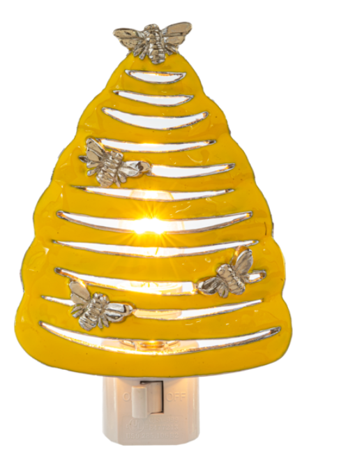 Bee Skep Honeycomb Night Light