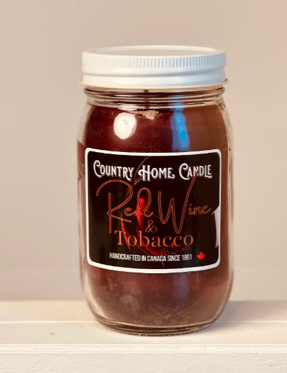Red Wine & Tobacco - Country Home Candle