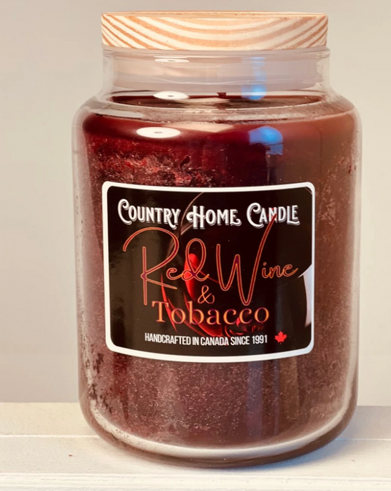 Red Wine & Tobacco - Country Home Candle
