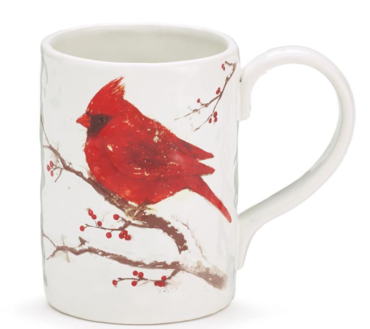 Winter's Blessings Mug With Cardinals
