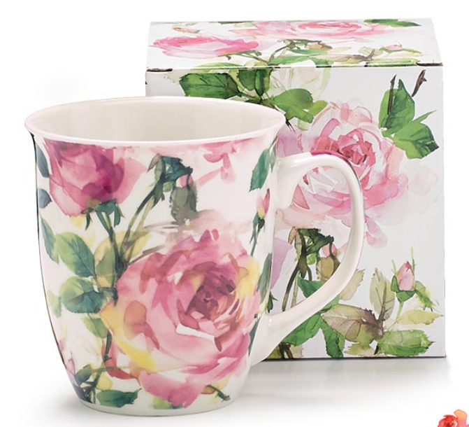 Pink Roses Mug