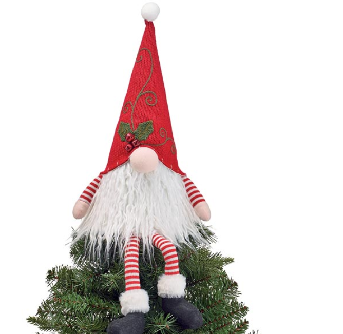 Sitting Gnome Tree Topper