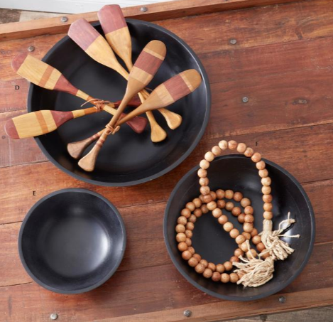 Pairs of Tied Wooden Paddles
