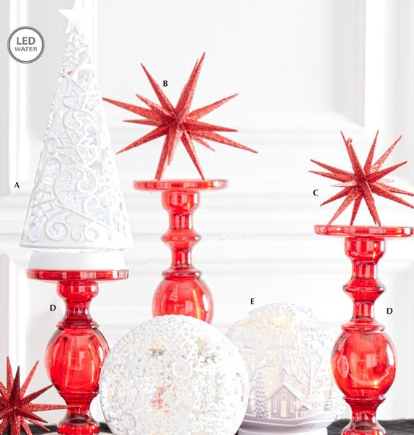 White Cutout Acrylic Water Spinning LED Christmas Tree Snow Globe