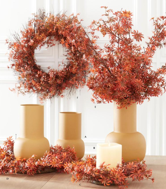 Fall Japanese Maple Candle Ring