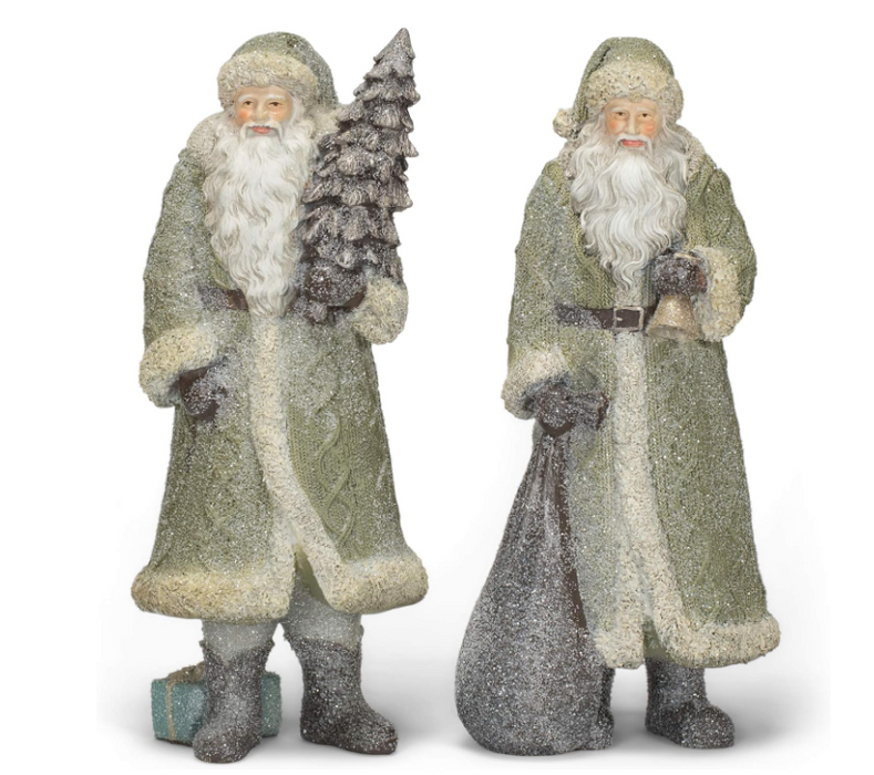 Sage Santa Figurines - 2 Styles
