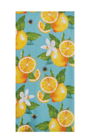 Bee Zesty Toss Dual Purpose Terry Towel