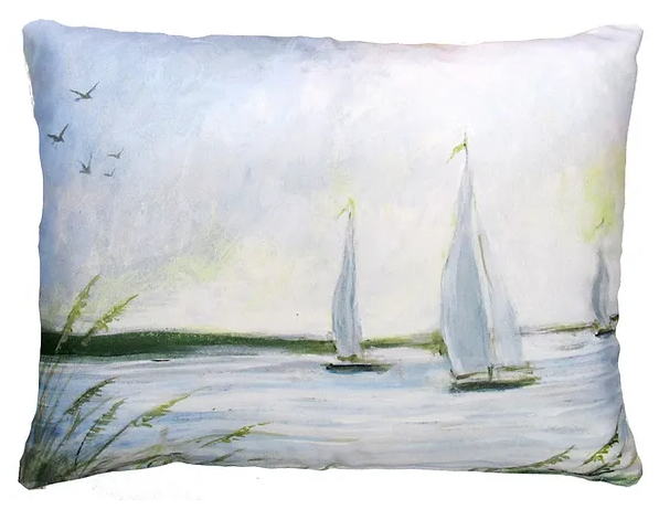 Sailboats Pillow
