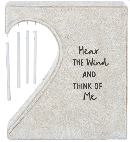 Bereavement Tabletop Chime - Hear the Wind and Think of Me