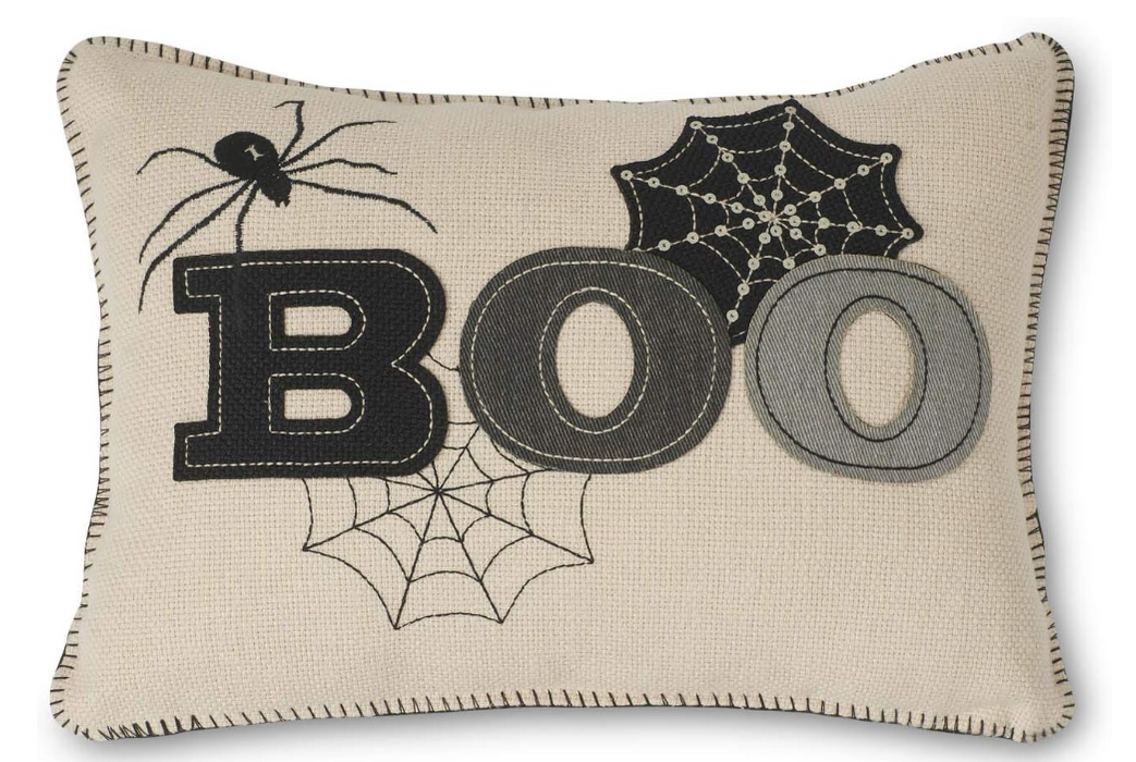 Cream Rectangular Boo Pillow