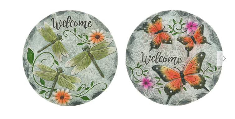 Cement Garden Flutter Stepping Stone 2 Asst