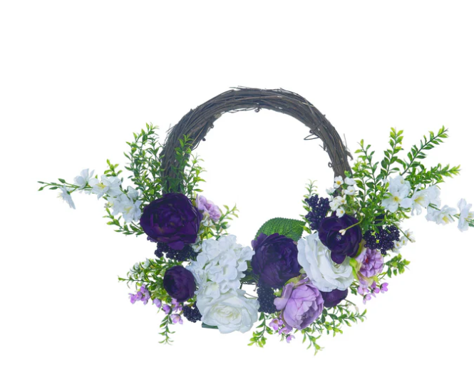 Flower & Twig Wreath